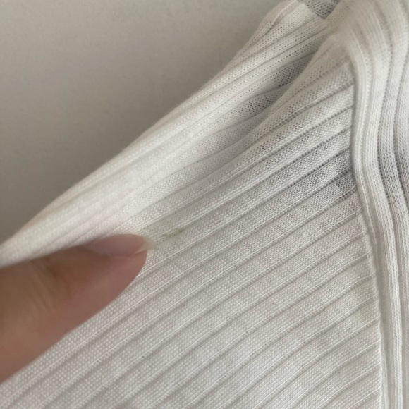 NEW TWP boy tee with collar in ivory XL removable collar - Picture 10 of 10